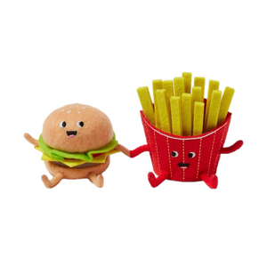 Plush Burger and Fries Toy Set
